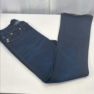 Rock & Republic Deep Indigo Straight Leg Jeans Size 10